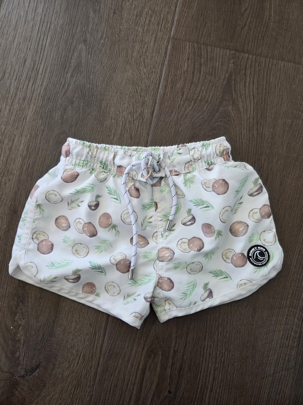 Binky Bro Coconut Print Swim Shorts - White
